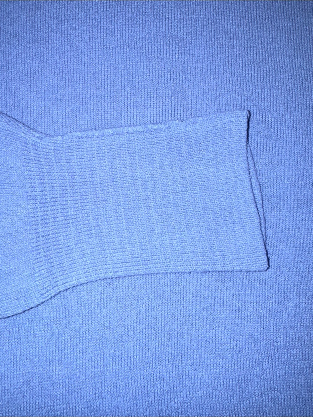 Dior V-Neck Sweater Men/Woman Medium Periwinkle Blue 100% Orlon Acrylic Vintage - Picture 6 of 14